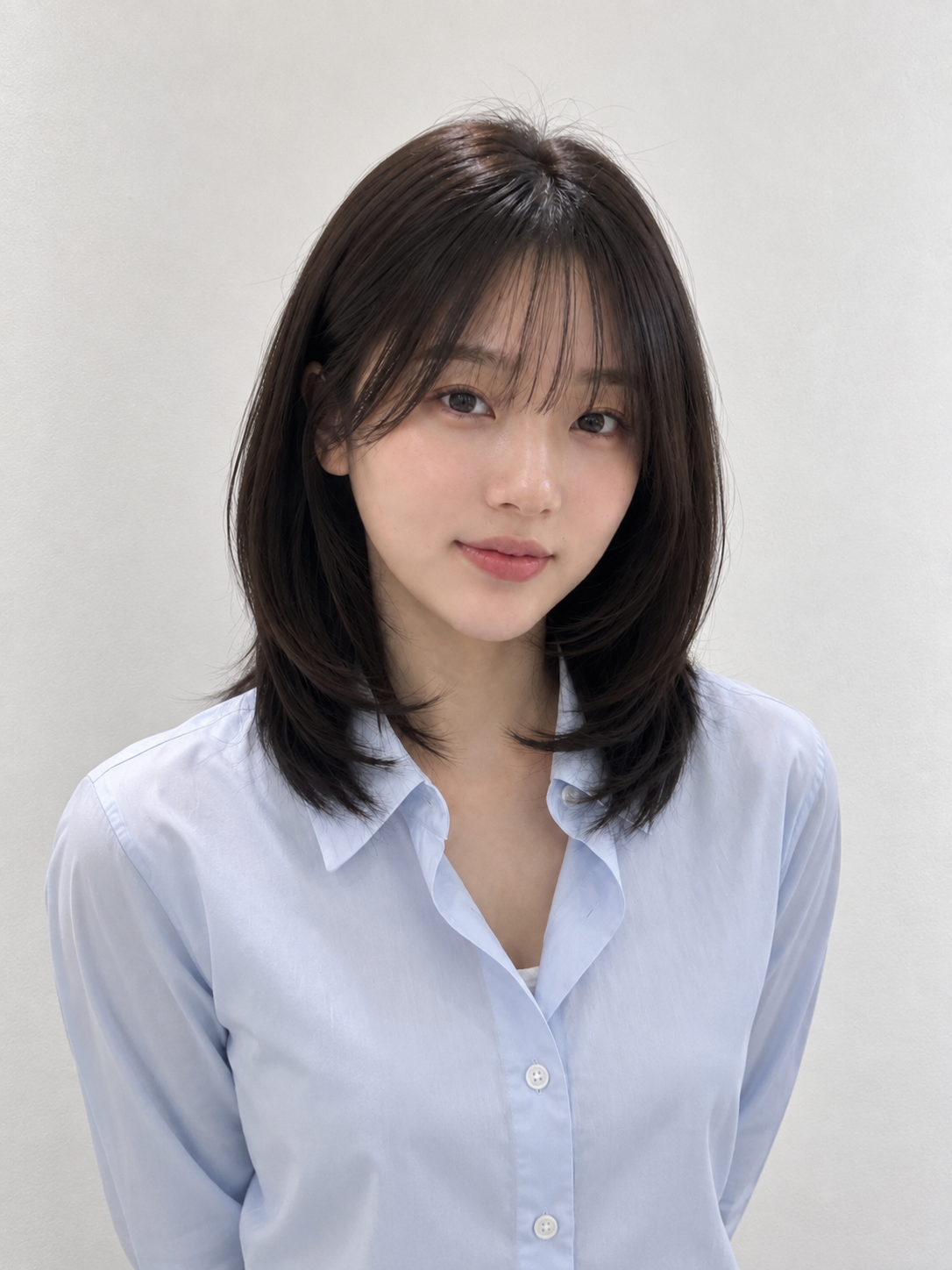 잠실 미용실 에이치플레이스 미디움 레이어드컷 - 임범수 스타일리스트