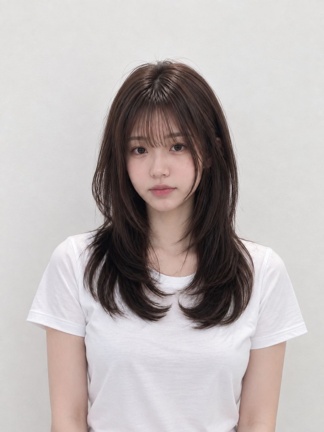 Medium layered cut at H.PLACE Jamsil LEEL by Beomsu Lim, Stylist