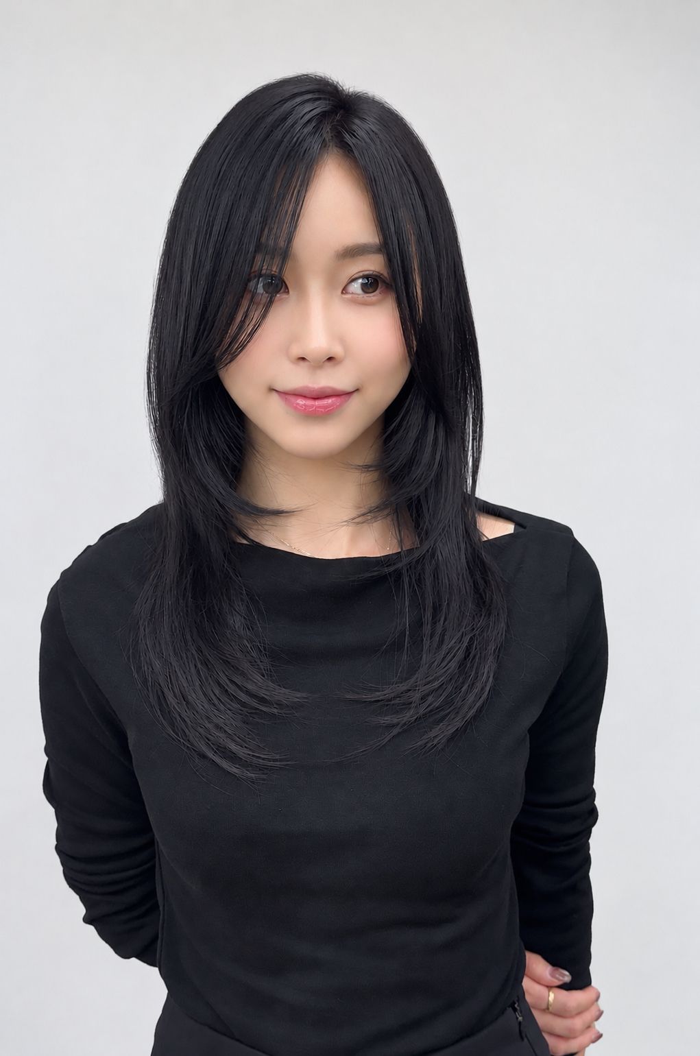 잠실 미용실 에이치플레이스 미디움 레이어드컷 - 임범수 스타일리스트